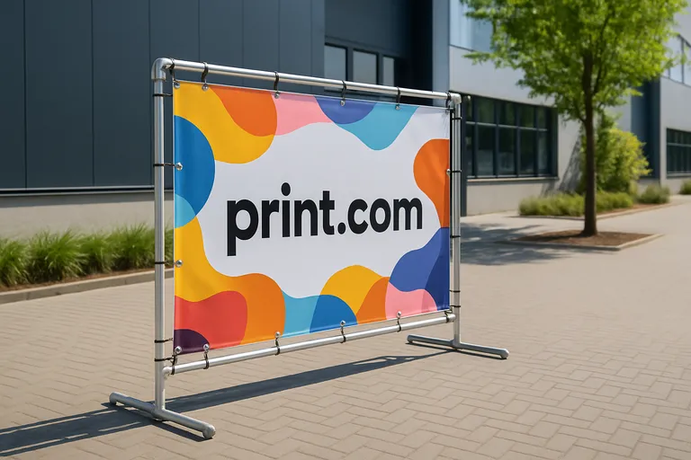 Efficiënt en creatief promoten met Print.com: alles over spandoekframes en internationale samenwerking